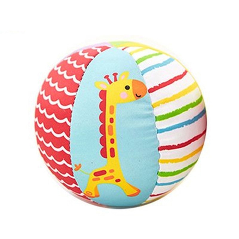 Baby Toys 0 12 Months Soft Cloth Rattle Ball Stuffed Baby Play Ball with Bell Cartoon Animals Interactive Toys Educational Toys